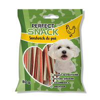 Sandwich de pui pentru caini, 80 g, Perfect Snack
