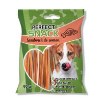 Sandwich de somon pentru caini, 80 g, Perfect Snack