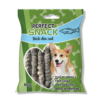Stick de cod pentru caini, 80 g, Perfect Snack
