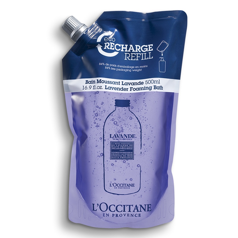 Refill Spuma de baie cu lavanda, 500 ml, L'Occitane