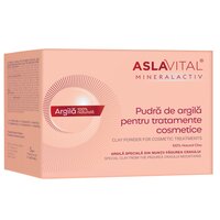 Pudra de argila pentru tratamente cosmetice Mineralactiv, 10 plicuri x 20 gr, Aslavital