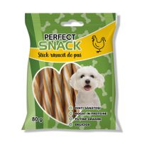 Stick rasucit de pui pentru caini, 80 g, Perfect Snack