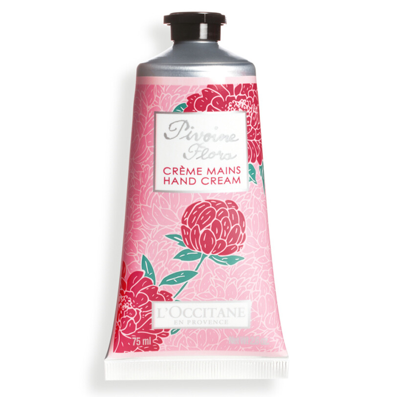 Crema de maini cu extract de bujor Pivoine Flora, 75 ml, L'Occitane