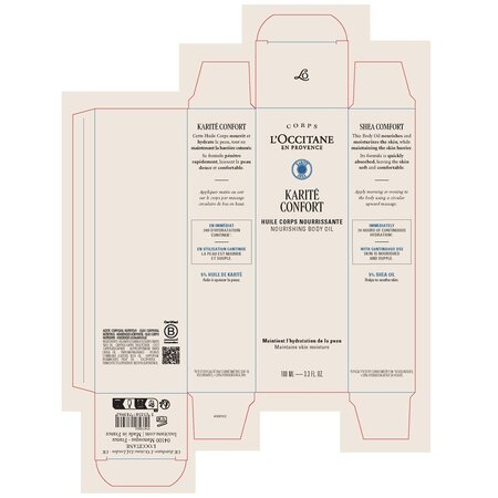 Ulei de corp fabulos cu shea, 100 ml, L'Occitane 749349