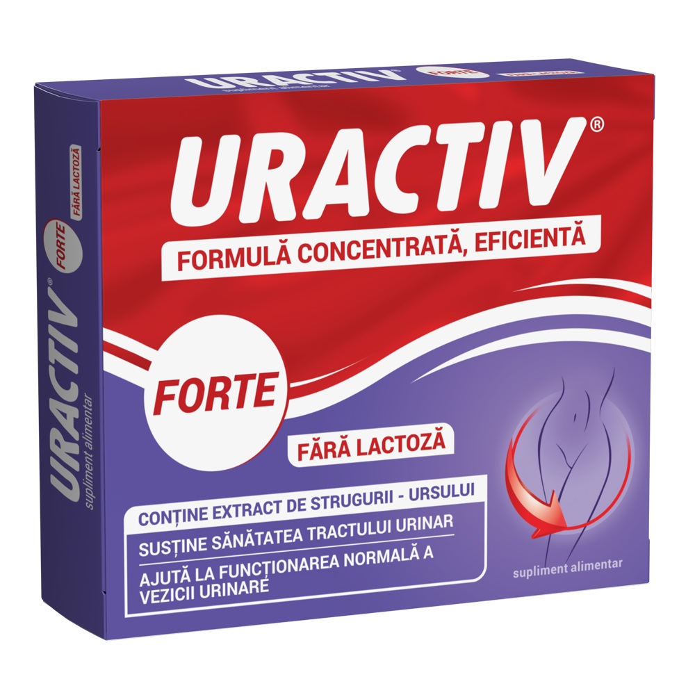 Uractiv Forte fara lactoza, 10 capsule, Terapia