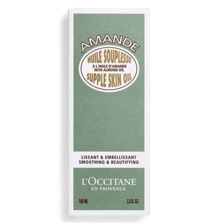 Ulei de corp pentru suplete cu extract de migdale Almond Supple Skin Oil, 100 ml, L'Occitane 641548