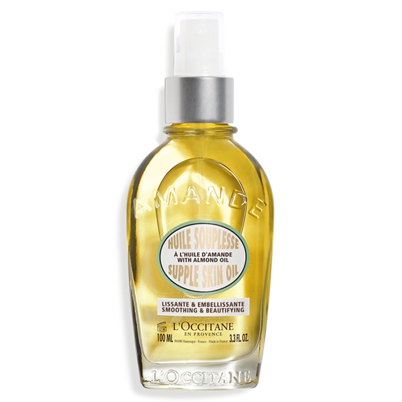 Ulei de corp pentru suplete cu extract de migdale Almond Supple Skin Oil, 100 ml, L'Occitane