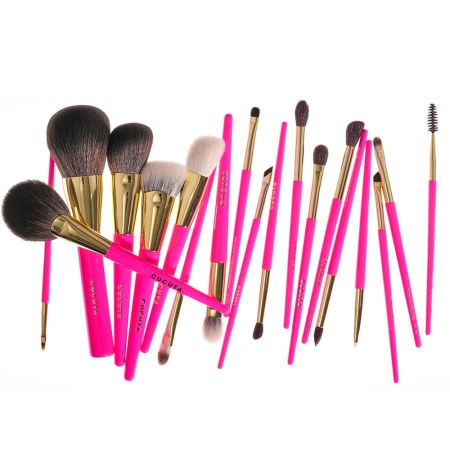 Set pensule pentru make-up Essentials, 19 bucati, Cucuta Beaty 641558