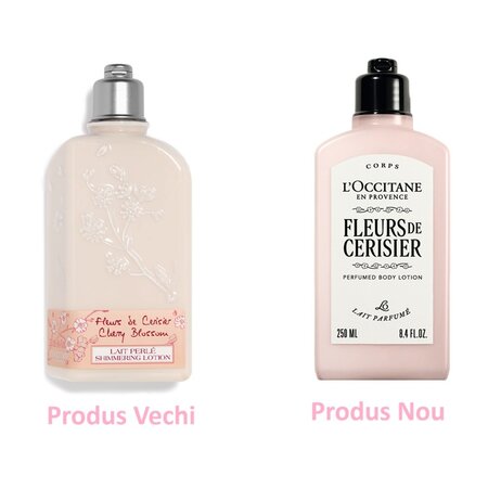 Lotiune de corp cu flori de cires Cherry Blossom Shimmering Lotion, 250 ml, L'Occitane 674183