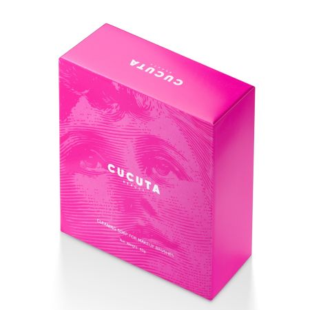 Sapun pentru curatare si dezinfectarae pensulelor de makeup Touch, 60 g, Cucuta Beaty 641583