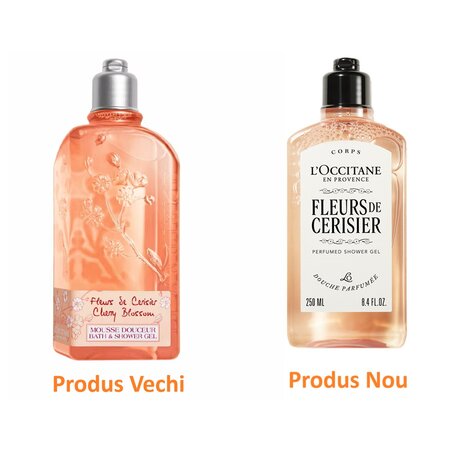 Gel de dus cu flori de cires Cherry Blossom Shower Gel, 250 ml, L'Occitane 674177