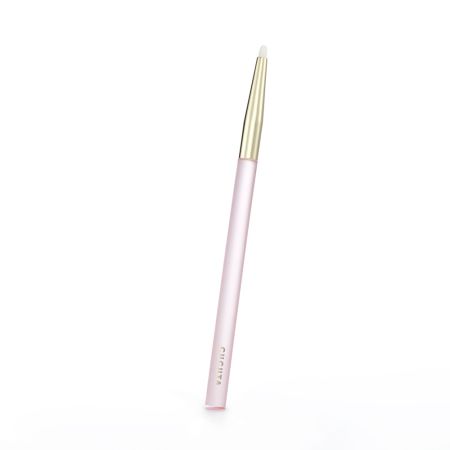 Set pensule profesionale pentru make-up cu pouch roz Angel's Pink Glow, 15 pensule, Cucuta Beaty 641643