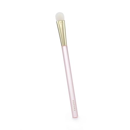 Set pensule profesionale pentru make-up cu pouch roz Angel's Pink Glow, 15 pensule, Cucuta Beaty 641638