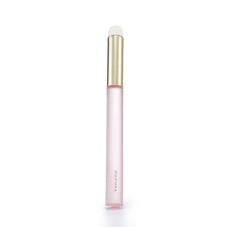 Set pensule profesionale pentru make-up cu pouch roz Angel's Pink Glow, 15 pensule, Cucuta Beaty 641641