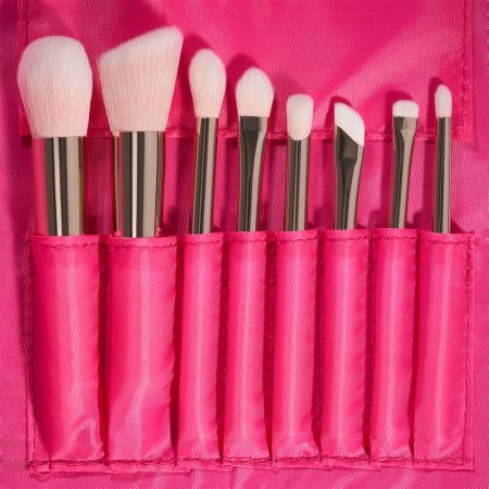 Set pensule pentru makeup Travel Set Baby, 8 pensule, Cucuta Beaty 641668