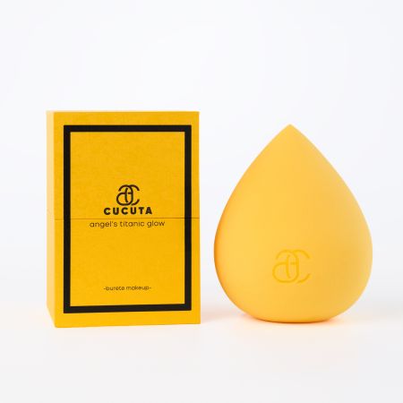 Buretel pentru aplicarea machiajului Angel`s Titanic Glow, 1 bucata, Cucuta Beaty 641680