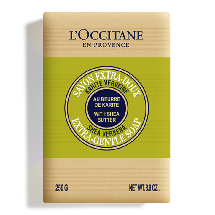 Sapun solid cu unt de shea si verbina Shea Verbena Extra-Gentle Soap, 250 g, L'Occitane
