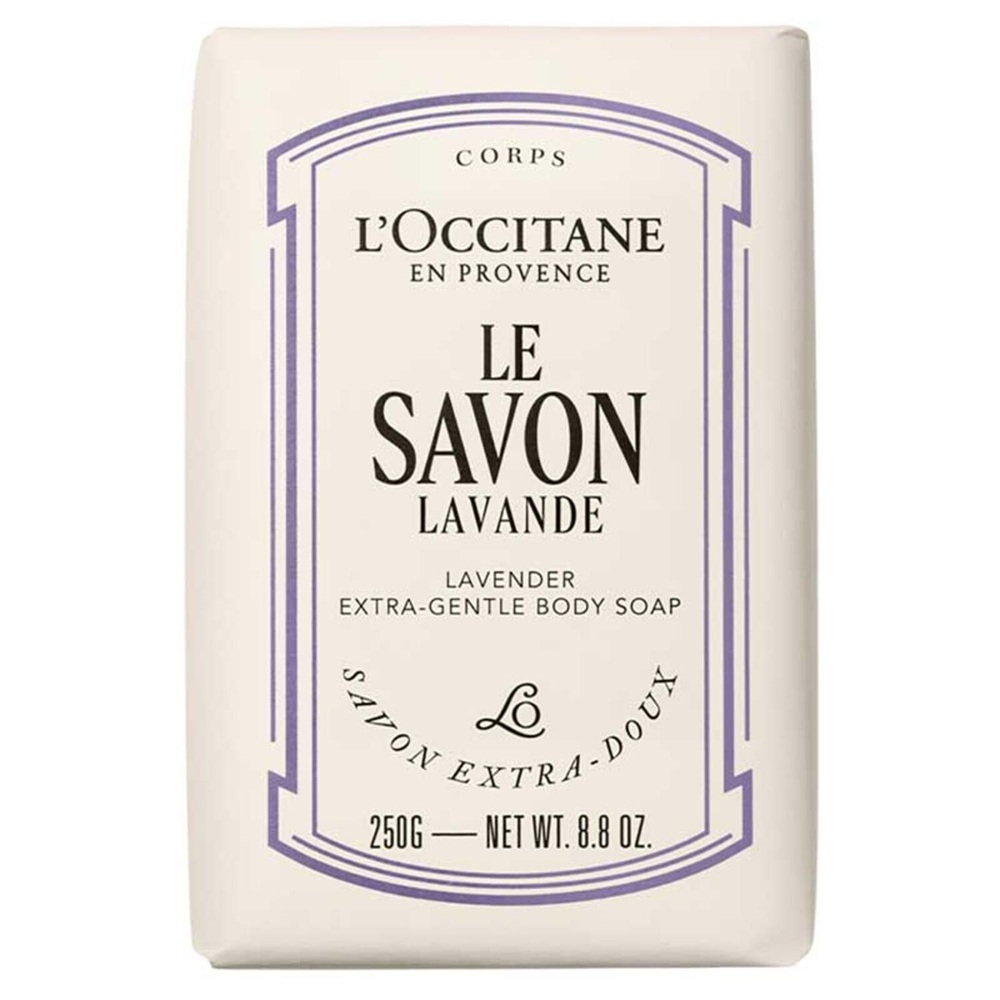 Sapun solid cu unt de shea si lavanda Shea Lavender Extra-Gentle Soap, 250 g, L'Occitane