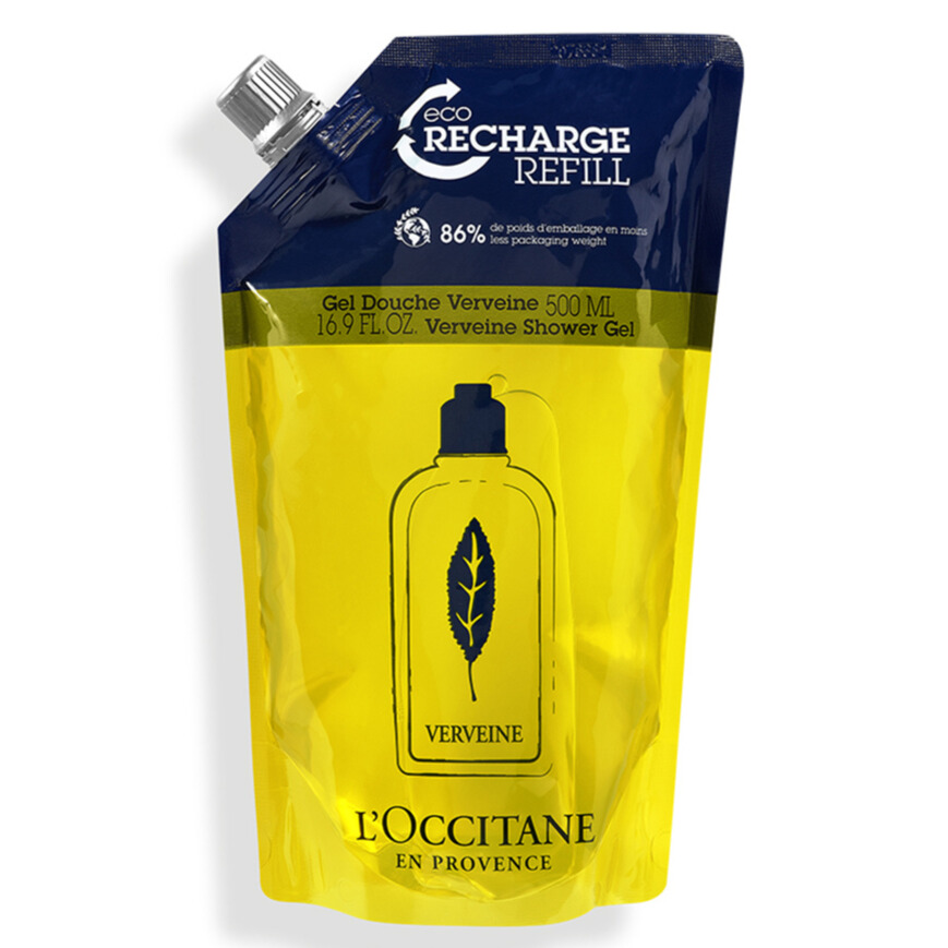 Refill Gel de dus cu verbina Shower Gel, 500 ml, L'Occitane