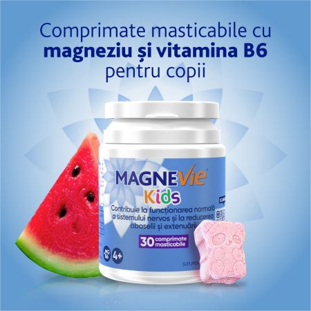 MagneVie Kids, 30 comprimate mastecabile, Sanofi 647141