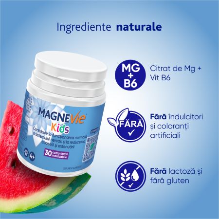 MagneVie Kids, 30 comprimate mastecabile, Sanofi 647145