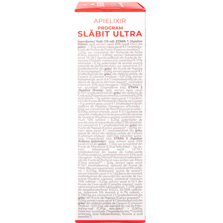 Program Slabit Ultra Apielixir, 30 fiole, Albina Carpatina 722358