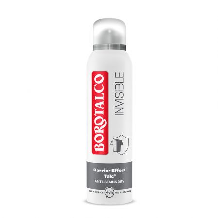 Deodorant spray Invisible Dry, 150 ml, Borotalco