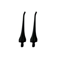 Set 2 capete penntru dus bucal Standard Black, Dr. Mayer