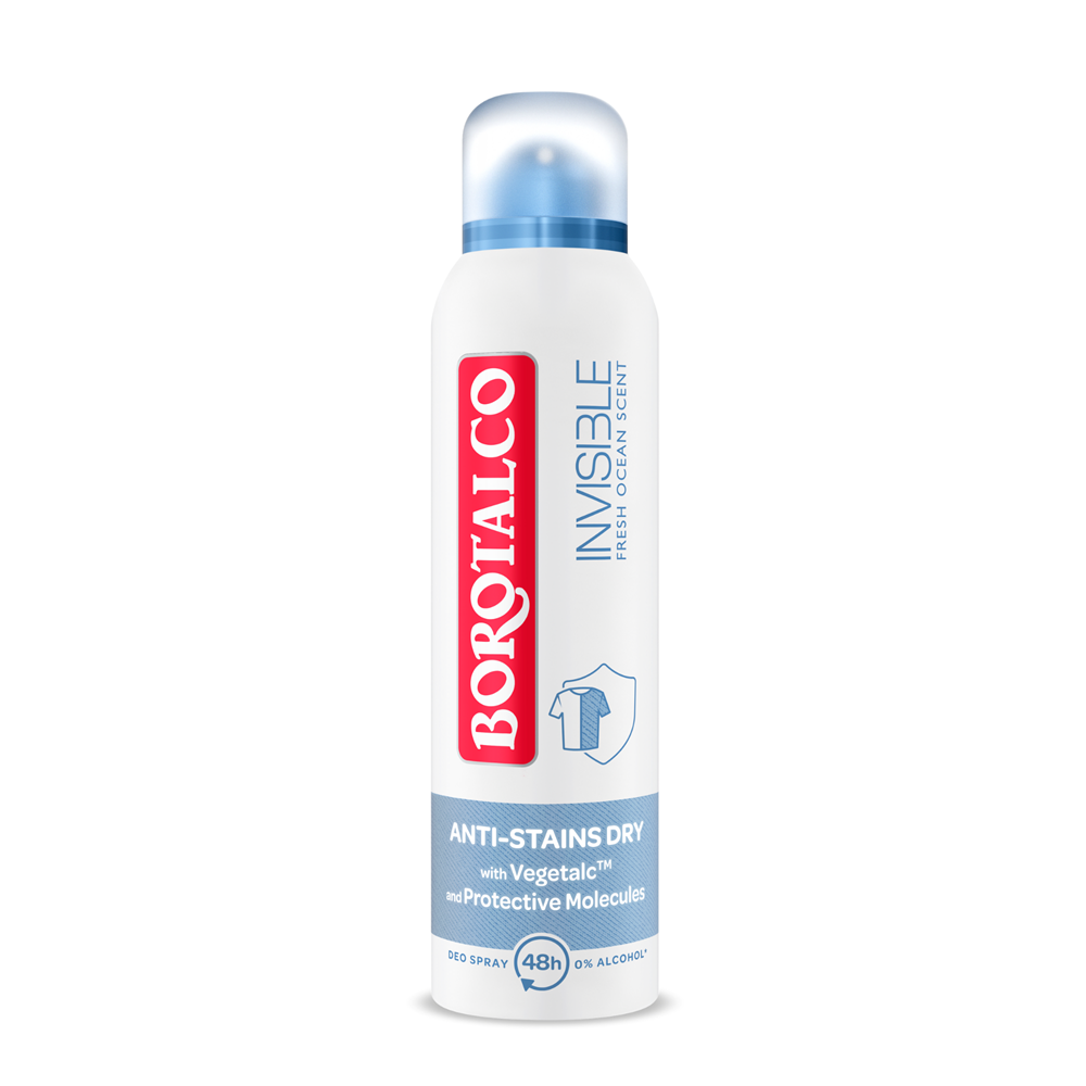 Deodorant spray antiperspirant Invisible Fresh, 150 ml, Borotalco