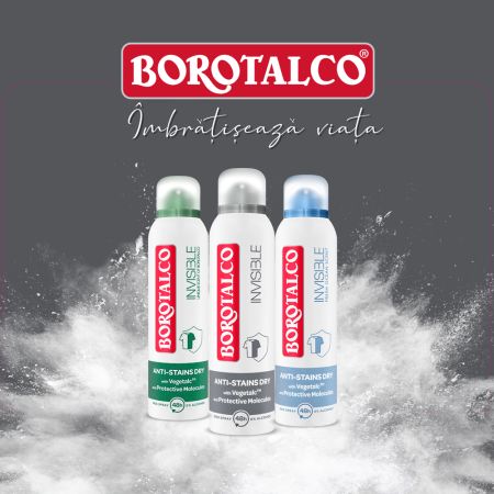 Deodorant spray antiperspirant Invisible Fresh, 150 ml, Borotalco 694804