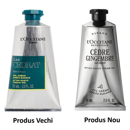 Crema-gel dupa ras Cap Cedrat After Shave, 75 ml, L'Occitane 674172