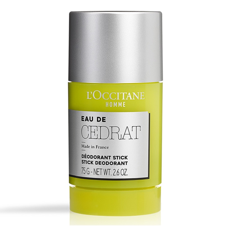 Deodorant stick pentru barbati Eau de Cedrat Stick, 75 g, L'Occitane