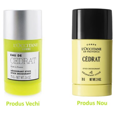 Deodorant stick pentru barbati Eau de Cedrat, 70 g, L'Occitane 662404
