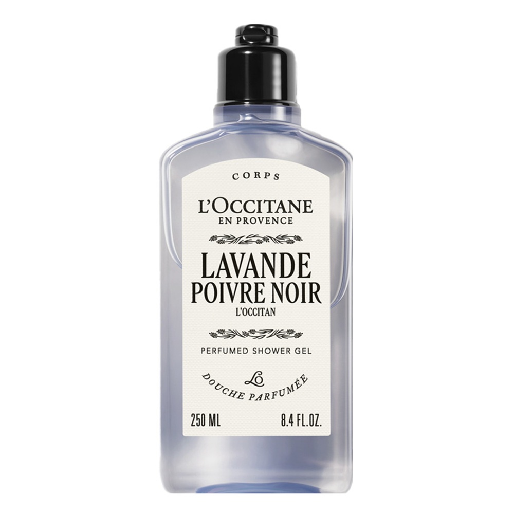 Gel de dus pentru barbati Lavande Poivre Noir Shower Gel, 250 ml, L'Occitane