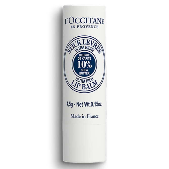 Balsam de buze cu unt de shea Ultra Rich Lip Balm, 4.5 ml, L'Occitane