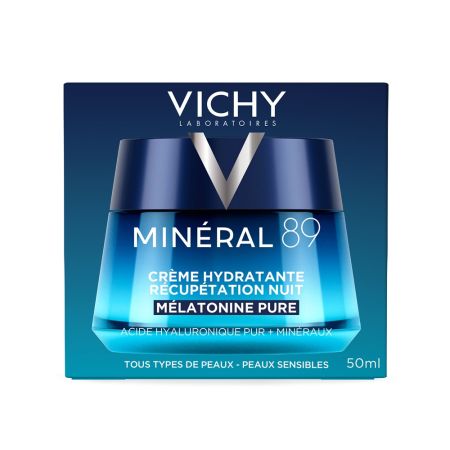 Crema de noapte cu melatonina Mineral 89, 50 ml, Vichy 647225