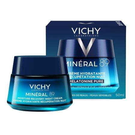 Crema de noapte cu melatonina Mineral 89, 50 ml, Vichy 647224