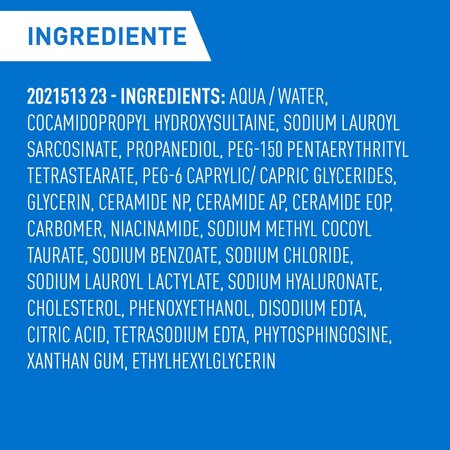 Rezerva Gel de curatare spumant pentru fata si corp, 473 ml, CeraVe 750760