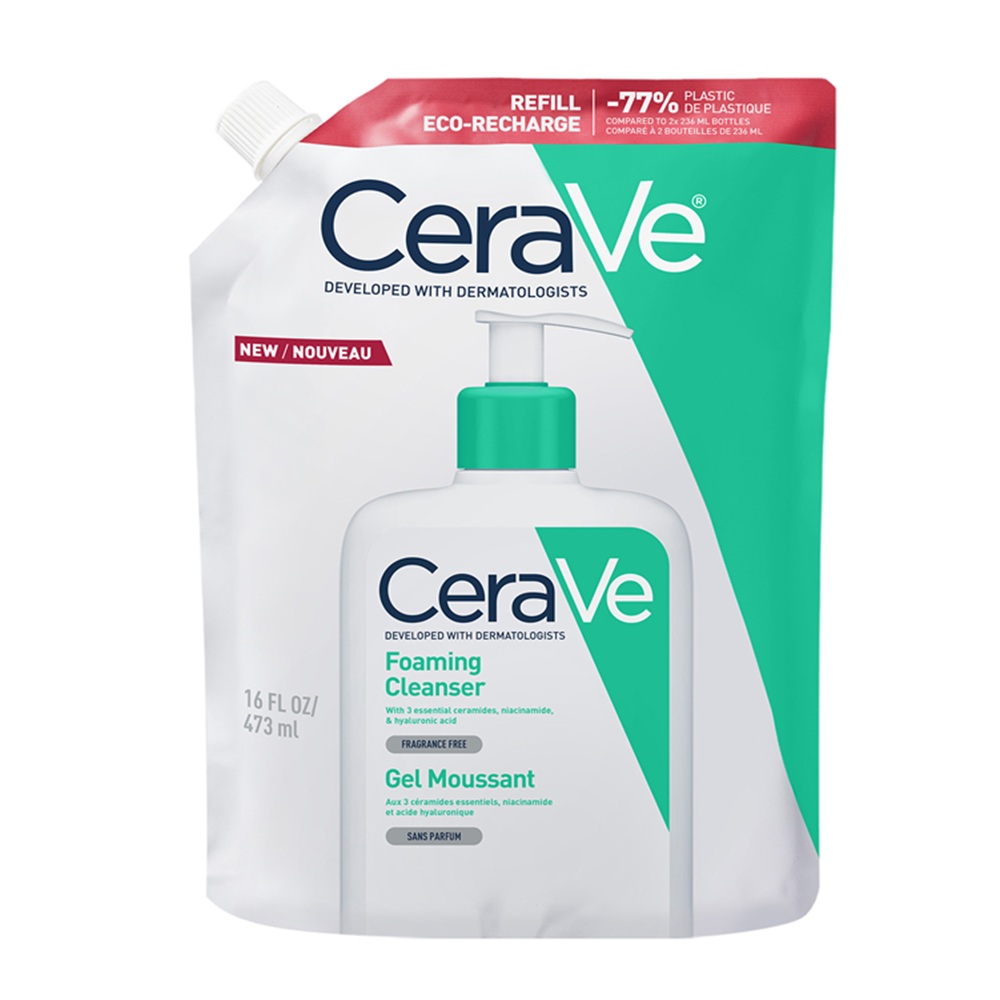 Rezerva Gel de curatare spumant pentru piele normal-grasa, 473 ml, CeraVe