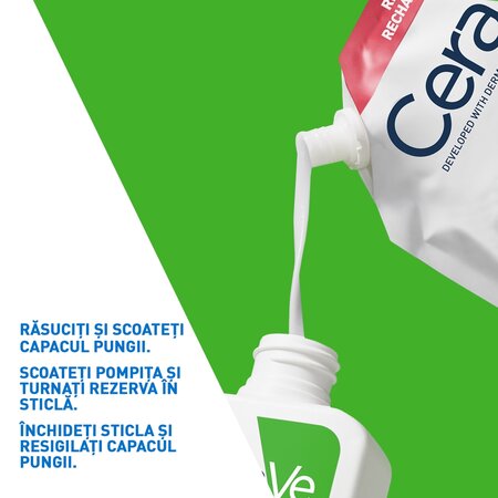 Rezerva gel de spalare hidratant pentru fata si corp, 473 ml, CeraVe 750739