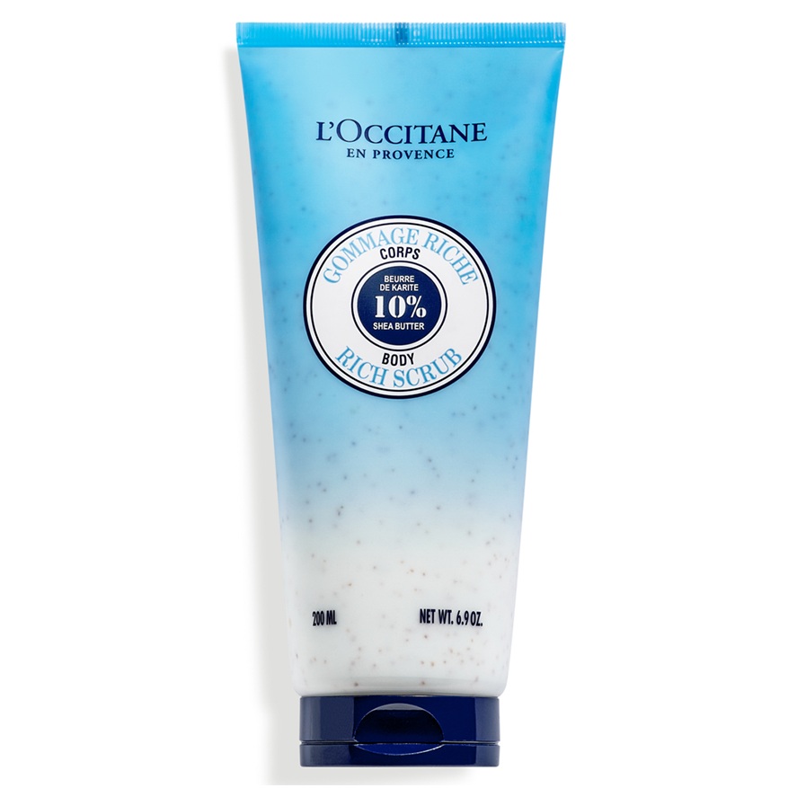 Exfoliant de corp cu unt de shea Body Rich Scrub, 200 ml, L'Occitane