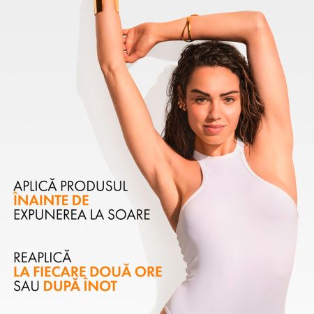 Ulei invizibil cu squalan, vitamina E si SPF30 Capital Soleil, 200 ml, Vichy 651078