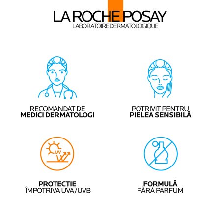 Fluid anti-pete pigmentare cu protectie solara SPF 50+ Anthelios UVmune 400+ HEVL, 50 ml, La Roche-Posay 711605