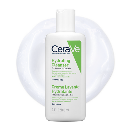 Gel de spalare hidratant cu ceramide si acid hialuronic Travel Size, 88 ml, CeraVe 643073