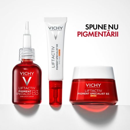 Crema cu efect antirid pentru conturul ochilor cu SPF 50 Liftactiv B3, 15 ml, Vichy 651069