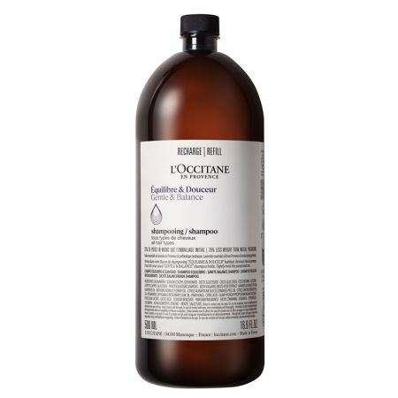 Refill Sampon echilibrant Gentle & Balance, 500 ml, L'Occitane
