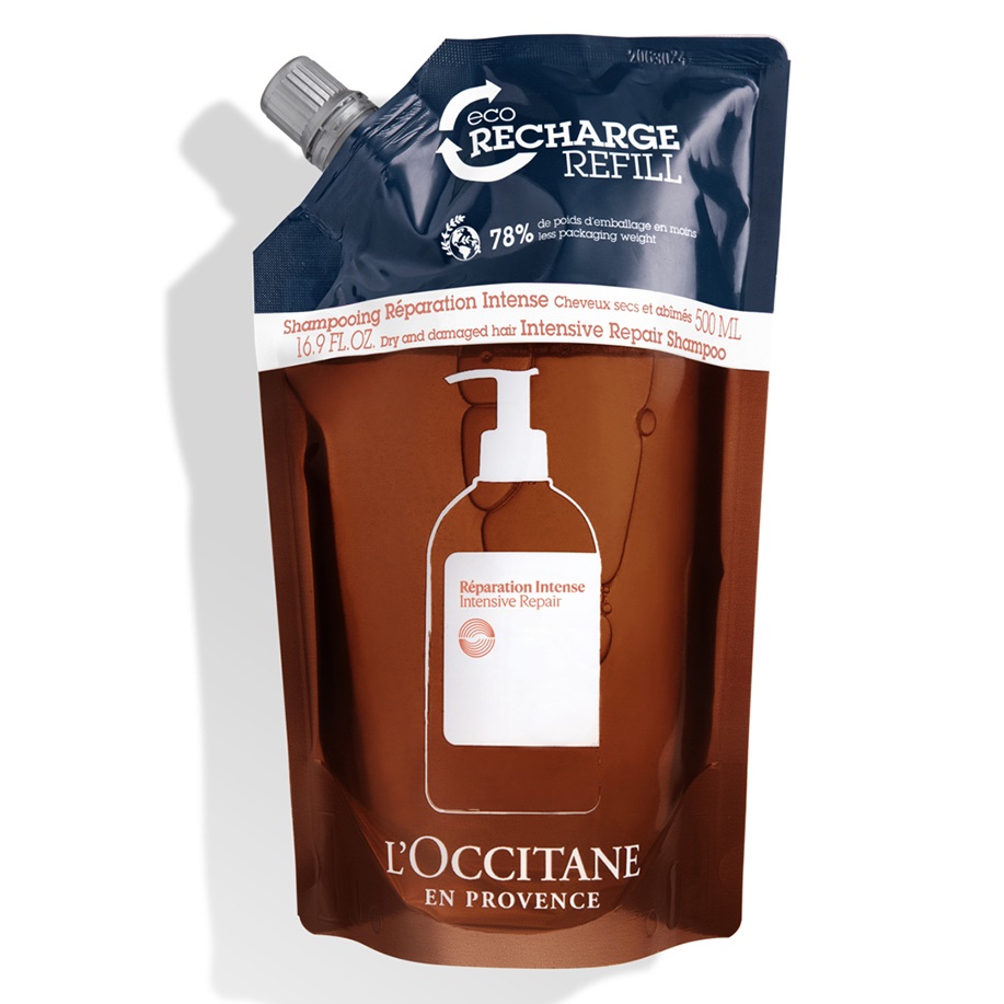 Refill Sampon cu efect reparator Intensive Repair, 500 ml, L'Occitane