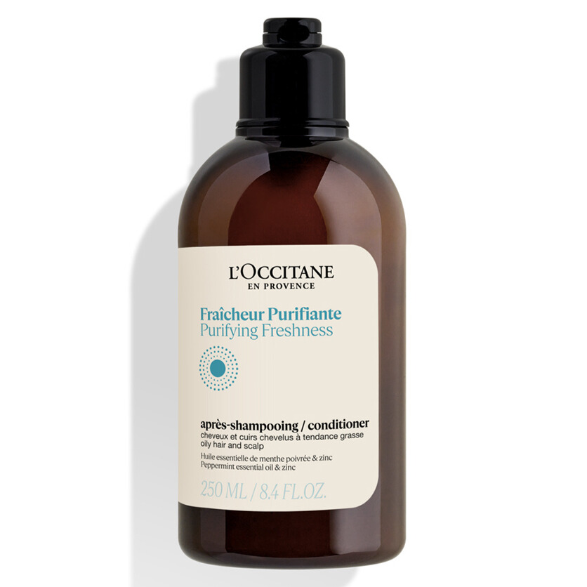 Balsam de par cu efect purifiant Purifying Freshness, 250 ml, L'Occitane