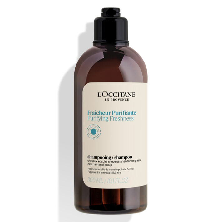 Sampon cu efect purifiant Purifying Freshness, 300 ml, L'Occitane