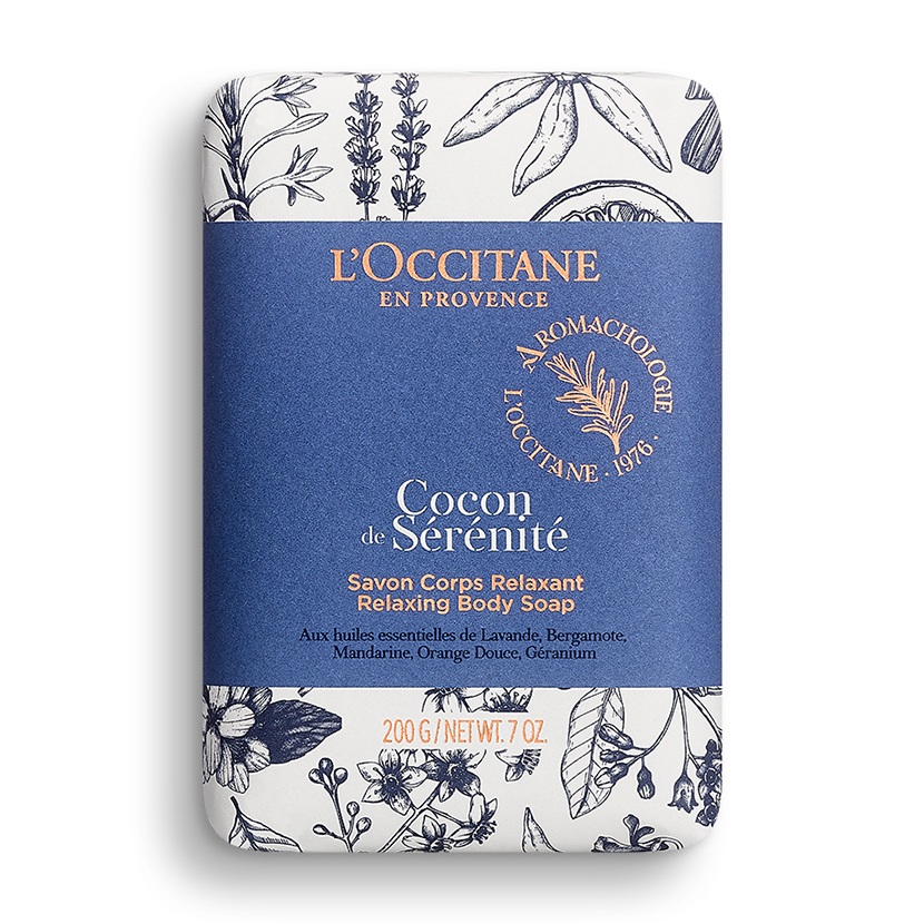 Sapun solid cu ulei de lavanda Cocon de Serenite, 200 g, L'Occitane